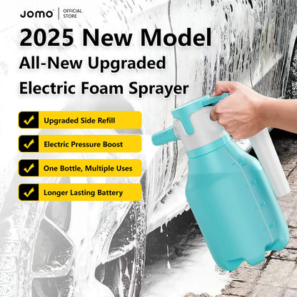 Electric Foam Sprayer 2.0L Multi-Purpose Foam for Car Wash Gardening & Home Cleaning