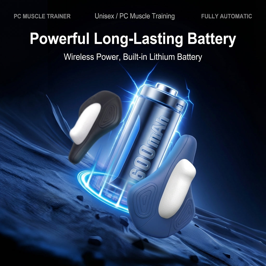 Wireless Rechargeable Automatic Kegel Pelvic Floor Trainer Quiet Unisex PC Muscle Exerciser 盆底肌训练