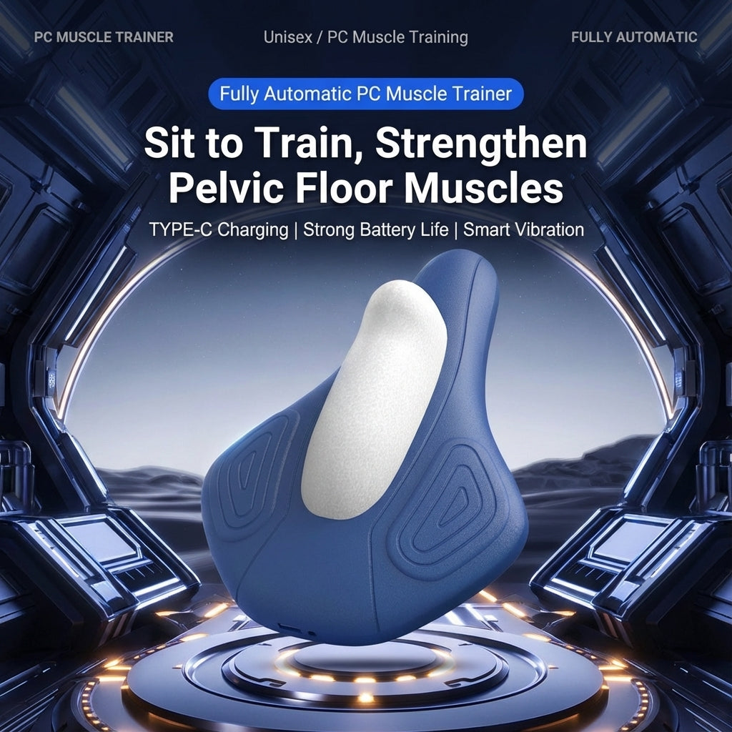 Wireless Rechargeable Automatic Kegel Pelvic Floor Trainer Quiet Unisex PC Muscle Exerciser 盆底肌训练