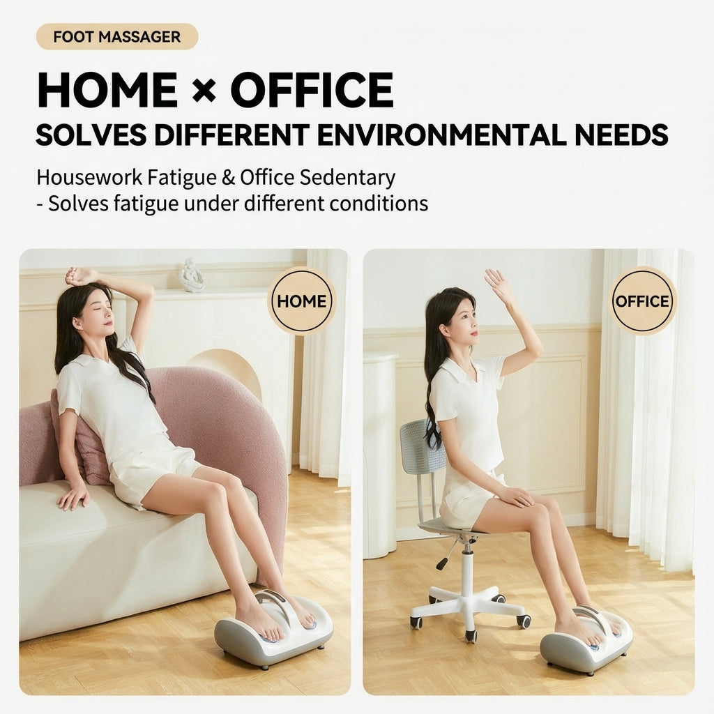 JOMO Vibration and Knead Heated Foot Leg Massager Relaxation 腿部按摩器 Gift Idea