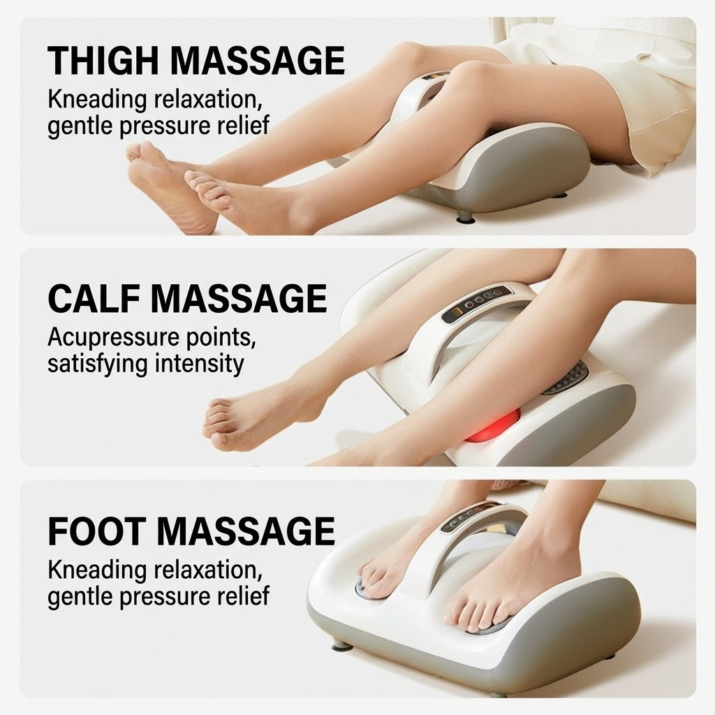 JOMO Vibration and Knead Heated Foot Leg Massager Relaxation 腿部按摩器 Gift Idea
