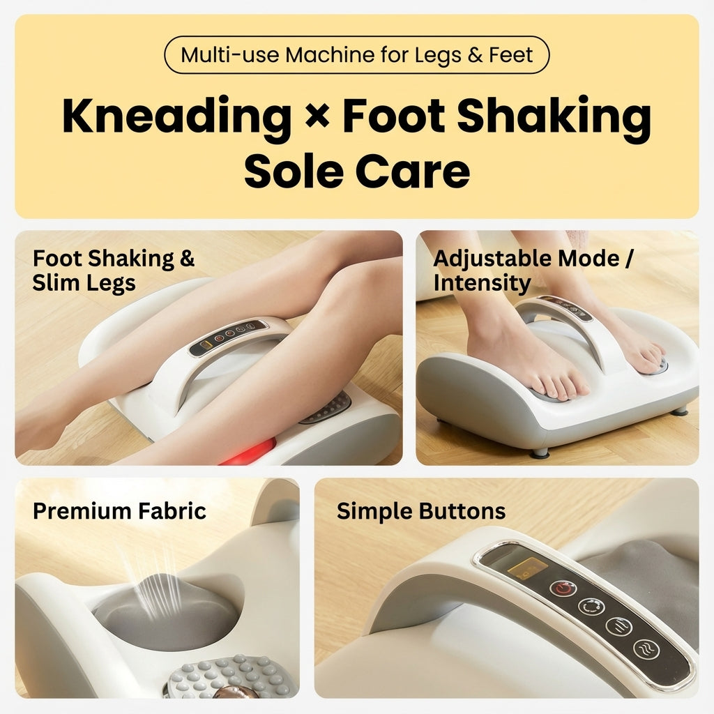 JOMO Vibration and Knead Heated Foot Leg Massager Relaxation 腿部按摩器 Gift Idea