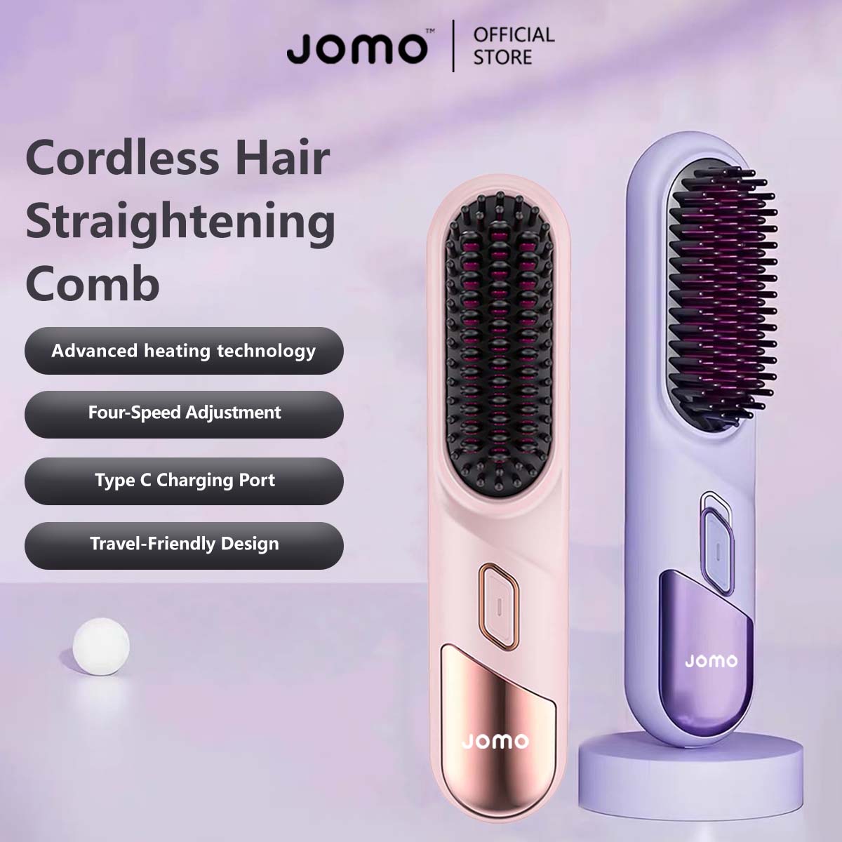 Cordless Hair Straightening Comb