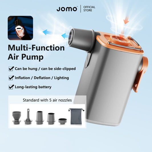 Multi-Function Air Pump Inflate & Deflate Lighting Portable Outdoor Camp Air Pump