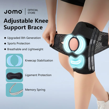 Adjustable Knee Support Brace Sport Protection Breathable Lightweight