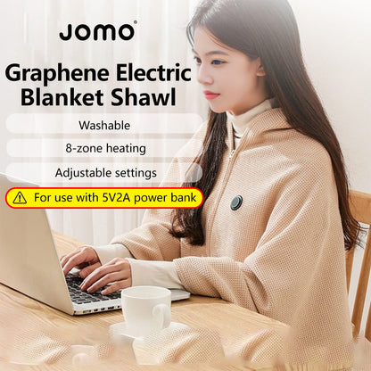 Graphene Washable Electric Heating Blanket Shawl
