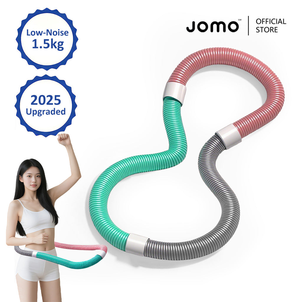 Soft Spring Hula Hoop Compact Waist Trainer Portable Exercise Ring for Weight Loss and Core Training