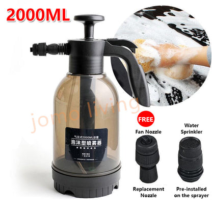 Car Wash Snow Foam Sprayer Bottle High Pressure Foam Spray Manual Air Pressure | JOMO Singapore