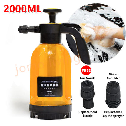 Car Wash Snow Foam Sprayer Bottle High Pressure Foam Spray Manual Air Pressure | JOMO Singapore