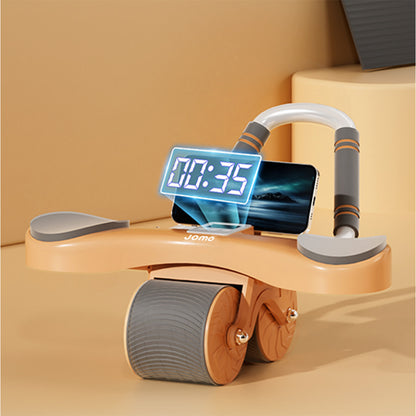 Upgraded JOMO Four Wheel Abdominal Wheel Roller Adjustable Armrest