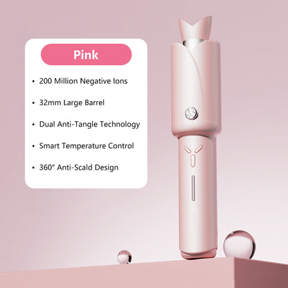 Cordless One-Click Auto Curling Wireless AutomaticPortable Curling Iron