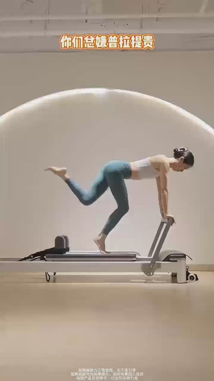 ✅2026 NEW✅JOMO Premium Portable Ski Machine Pilates Board Home Leg Exercise/Slimming Fitness 滑雪机