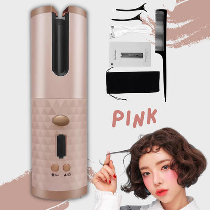 Premium Quality Auto Wireless Portable Hair Curler