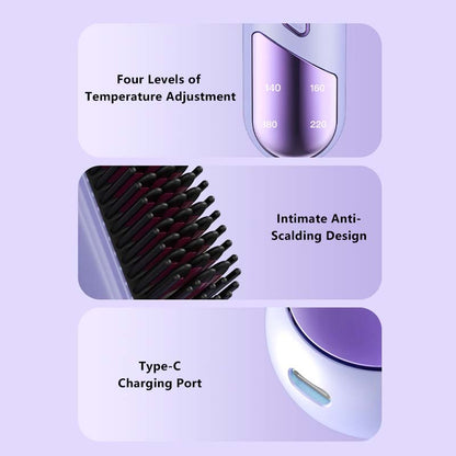 Cordless Hair Straightening Comb