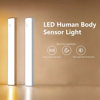 Sensor Night Light Motion Detector Auto Light USB Rechargeable LED