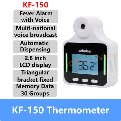 Wall-Mounted Thermometer K3 Pro K3 Non-Contact Digital Infrared Forehead | JOMO Singapore