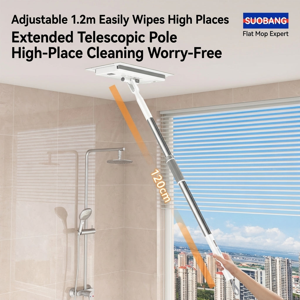 Reusable Face Towels Lazy Mop Cloth 360 Degrees Rotating Replaceable Mop