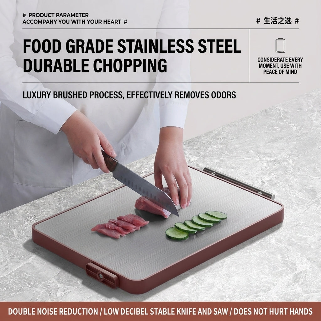 Multifunctional Double-Sided Cutting Board