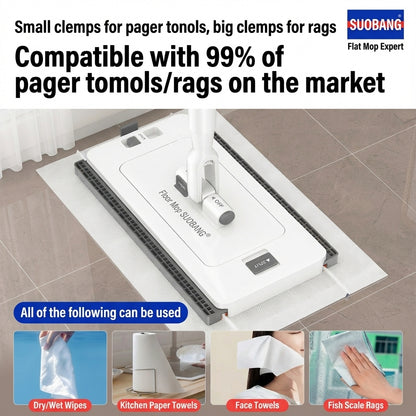 Reusable Face Towels Lazy Mop Cloth 360 Degrees Rotating Replaceable Mop