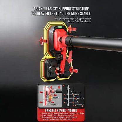 JOMO Pull Up Bar Door Wall No Drill Home Chin Up Bar 1300kg Capacity Adjustable门上单杠 | JOMO Singapore