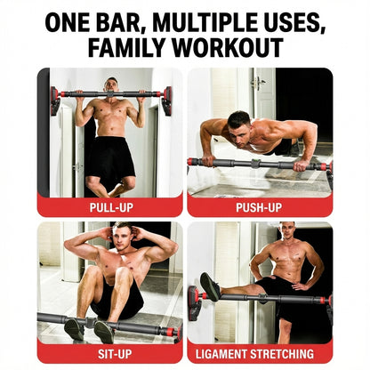 JOMO Pull Up Bar Door Wall No Drill Home Chin Up Bar 1300kg Capacity Adjustable门上单杠 | JOMO Singapore