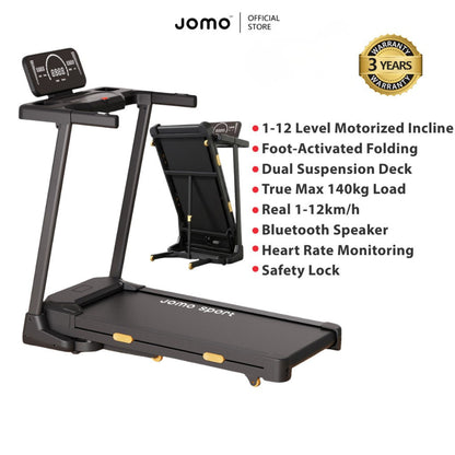 Foldable Treadmill Mini Running Walking Pad Home Gym Fitness Machine
