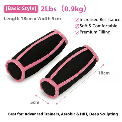 JOMO Soft Hand Weights 1lb & 2lb Soft Dumbbells | JOMO Singapore