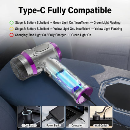 JOMO Premium Handheld Wireless Car Home Vacuum Cleaner Powerful Suction