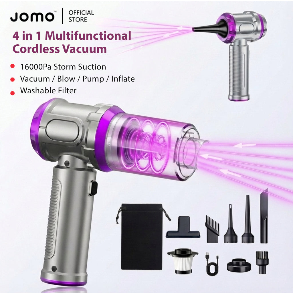 JOMO Premium Handheld Wireless Car Home Vacuum Cleaner Powerful Suction