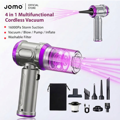 JOMO Premium Handheld Wireless Car Home Vacuum Cleaner Powerful Suction
