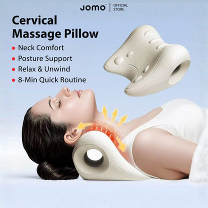 JOMO W Shaped Neck Pillow Neck Massager Cervical Support | JOMO Singapore