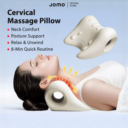 JOMO W Shaped Neck Pillow Neck Massager Cervical Support | JOMO Singapore