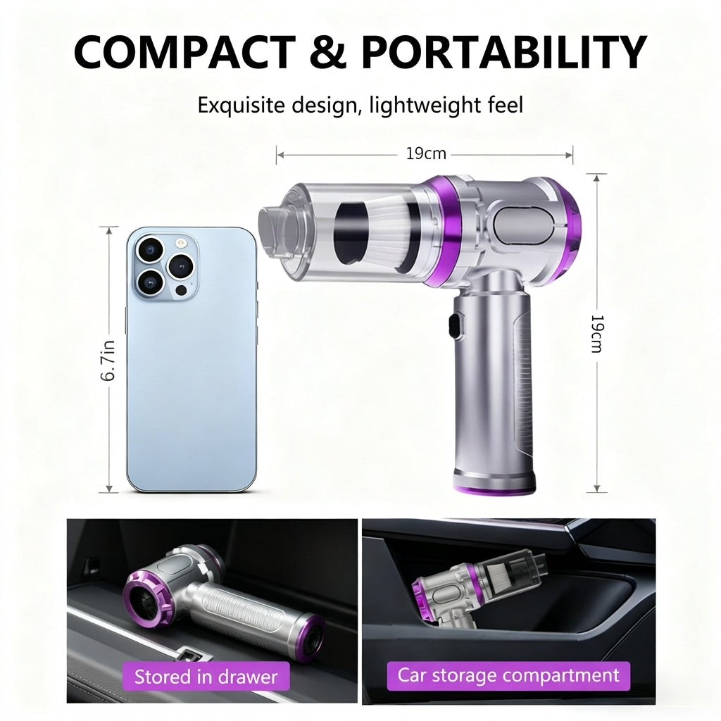 JOMO Premium Handheld Wireless Car Home Vacuum Cleaner Powerful Suction