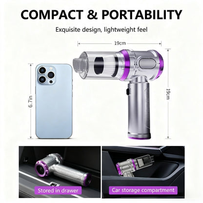 JOMO Premium Handheld Wireless Car Home Vacuum Cleaner Powerful Suction