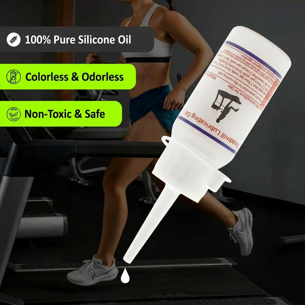 JOMO Treadmill Lubricant Silicone Oil 100 Pure Noise Reduction Running Belt Gym Oil 30ml跑步机润滑油 硅油 静音减摩