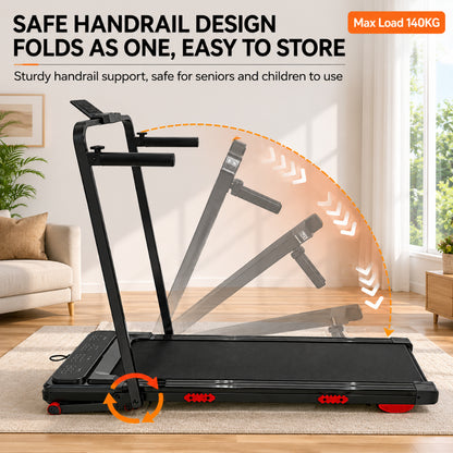 A100S Foldable Walking Pad & Treadmill with Incline