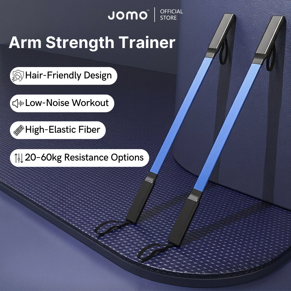 JOMO Arm Strength Trainer Power Twister Chest Expander Adjustable Resistance Home Workout 臂力器