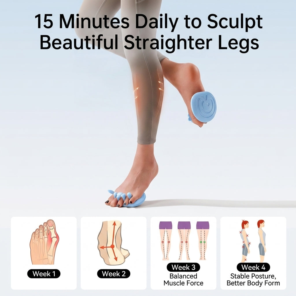JOMO Arch Trainer Foot Arch Support Toe Separator Foot Stretch Leg Shaper Tool 足弓训练器