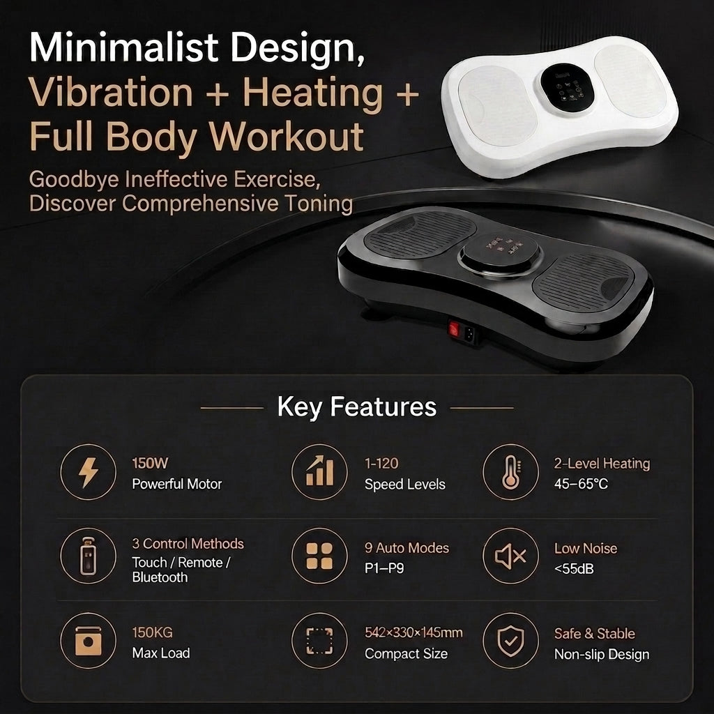 JOMO Heating Vibration Massager Vibration Plate Slimming Fitness Foot Massager Heat 加热抖抖机
