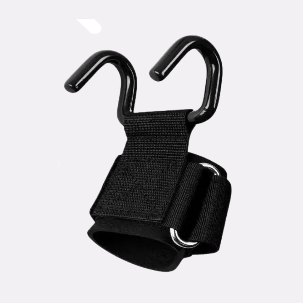 JOMO Pull Up Assist Hooks Weightlifting Hooks Wrist Straps Grip Hooks Gym Workout 引体向上助力钩