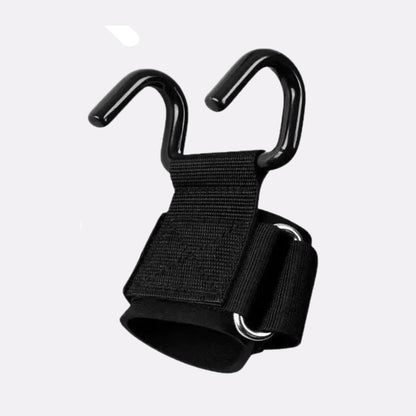 JOMO Pull Up Assist Hooks Weightlifting Hooks Wrist Straps Grip Hooks Gym Workout 引体向上助力钩
