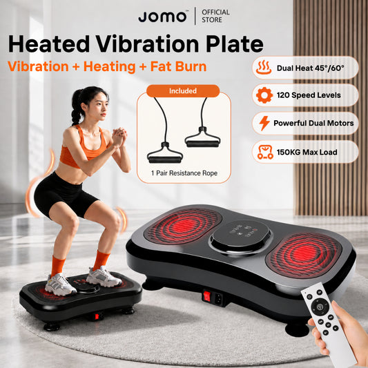 Heating Vibration Plate Massager for Home Fitness & Muscle Recovery | JOMO Singapore