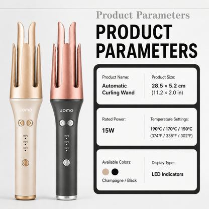 Premium Quality Auto Wireless Portable Hair Curler