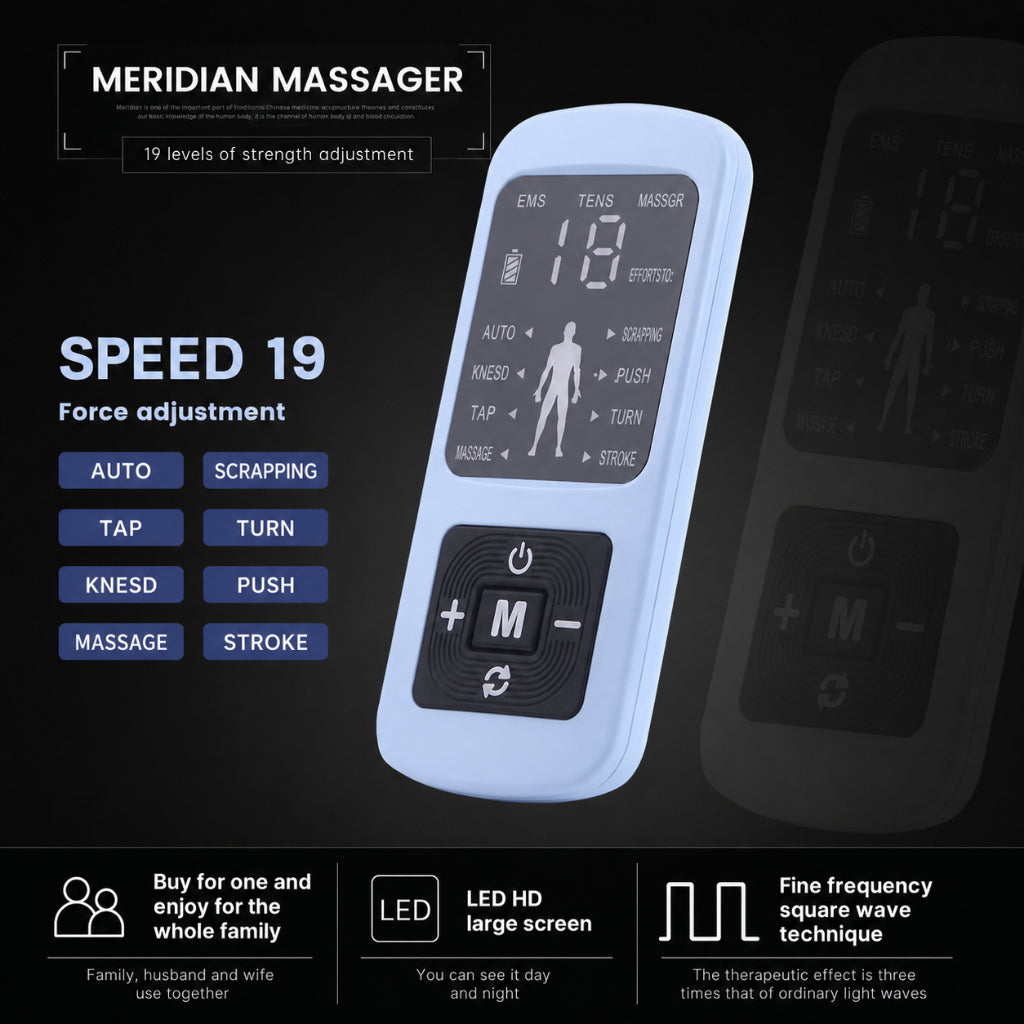 4- 8 Pads Digital Acupuncture Physiotherapy Device Multifunctional Portable Mini Pulse Massager