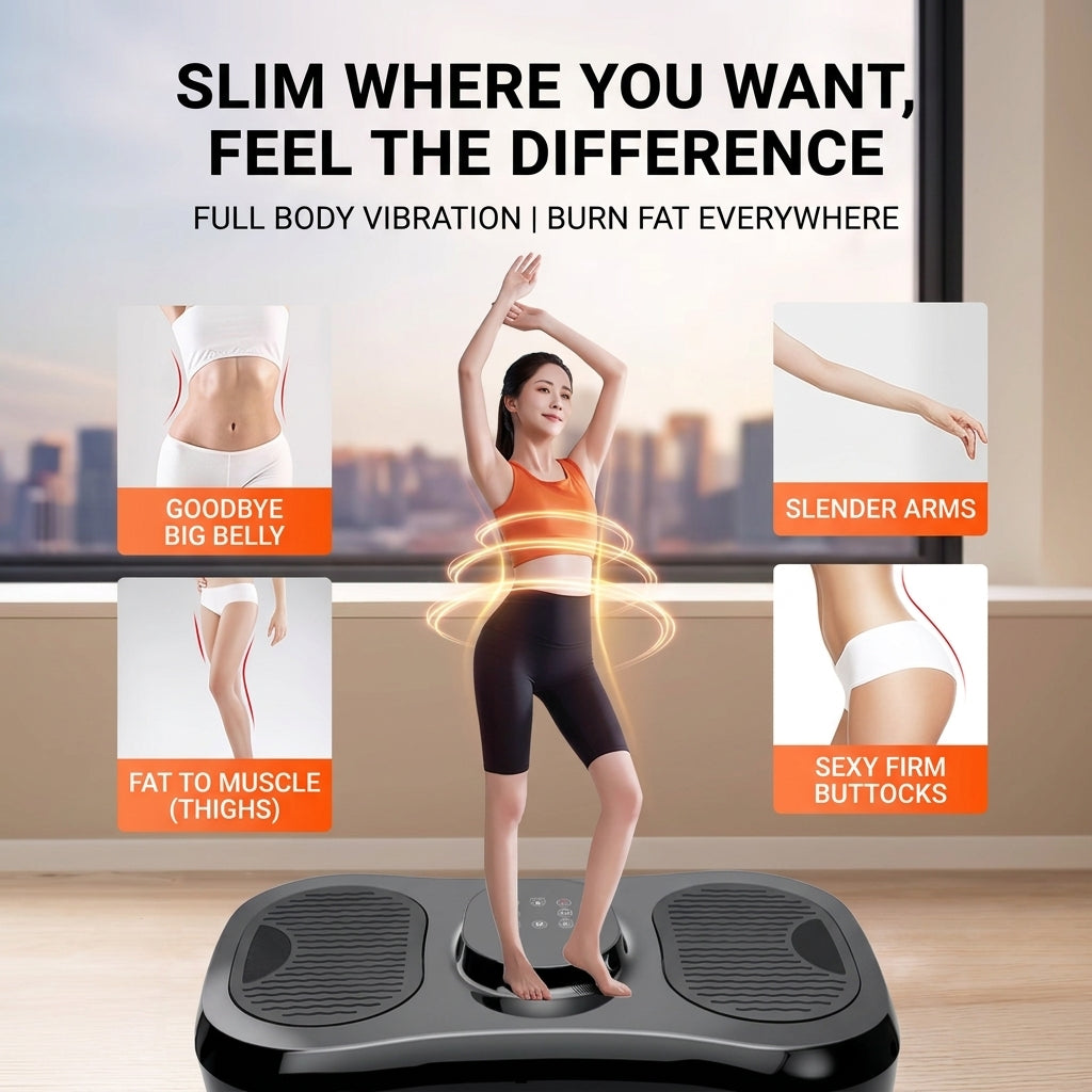JOMO Heating Vibration Massager Vibration Plate Slimming Fitness Foot Massager Heat 加热抖抖机