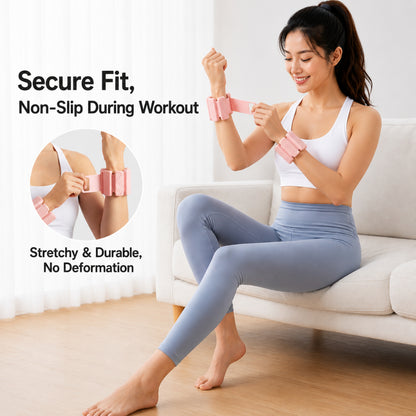 Best Adjustable Wrist & Ankle Weights 2LB & 3LB for Walking, Running & Pilates