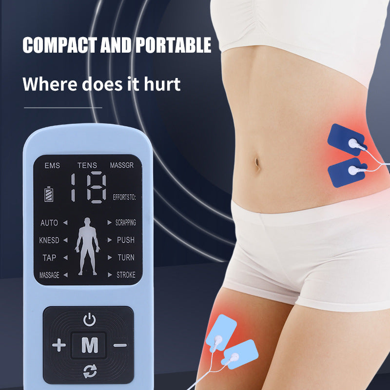 4- 8 Pads Digital Acupuncture Physiotherapy Device Multifunctional Portable Mini Pulse Massager
