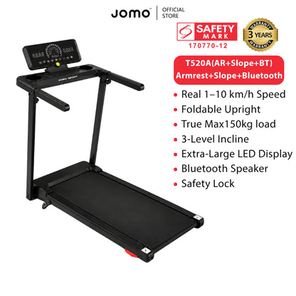 Foldable Treadmill Mini Running Walking Pad Home Gym Fitness Machine