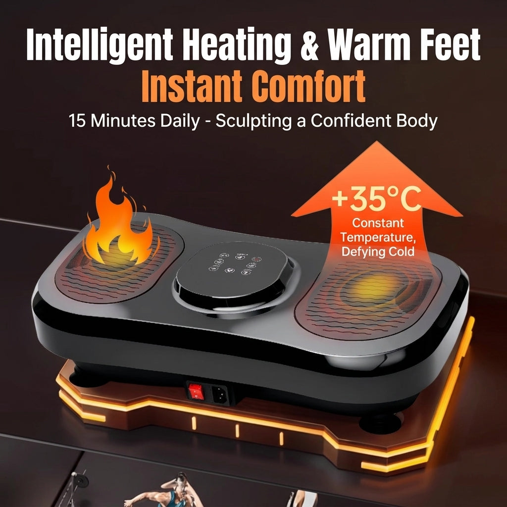 JOMO Heating Vibration Massager Vibration Plate Slimming Fitness Foot Massager Heat 加热抖抖机