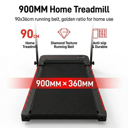 JOMO Treadmill Armrest + Slope Design Low Noise Indoor Foldable Treadmill